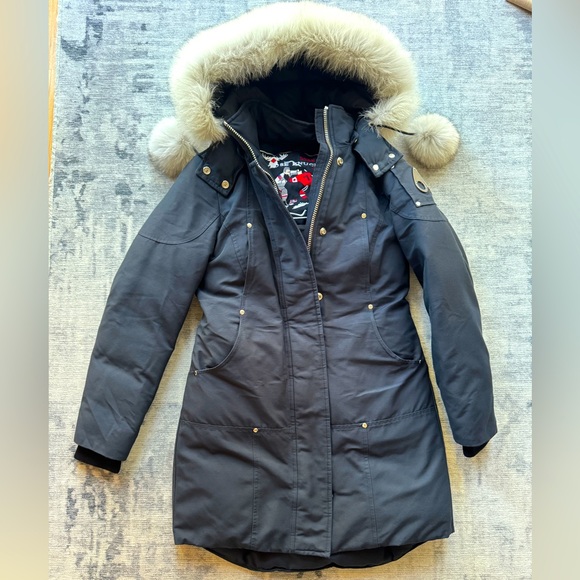 Moose Knuckles Stirling women parka jacket size xsmall - Picture 1 of 15